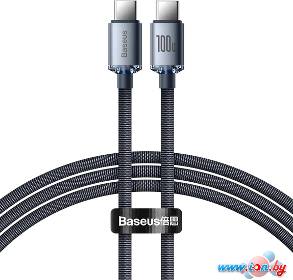 Кабель Baseus CAJY000701 USB Type-C - USB Type-C (2 м, черный) в Гомеле