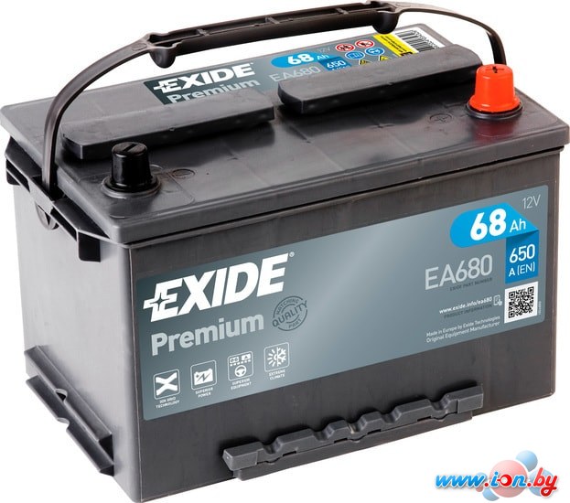 Автомобильный аккумулятор Exide Premium EA680 (68 А·ч) в Могилёве