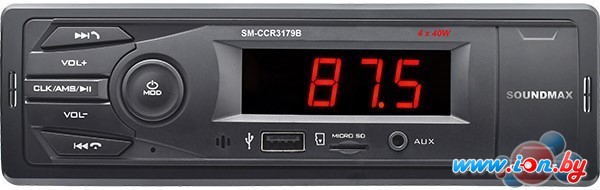 USB-магнитола Soundmax SM-CCR3179B в Бресте