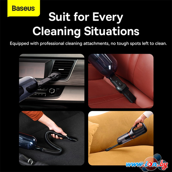 Автомобильный пылесос Baseus Baseus A7 Cordless Car Vacuum Cleaner (темно-серый) в Гомеле