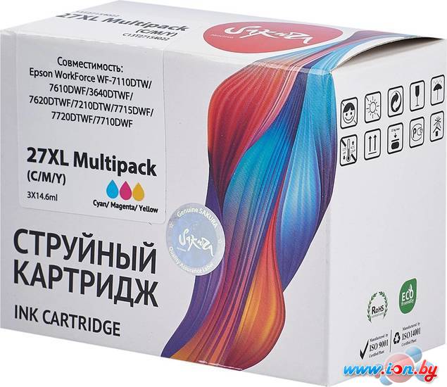 Картридж Sakura Printing SIC13T27154022 (аналог Epson 27XL Multipack) в Минске