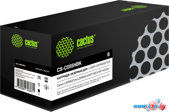 Картридж CACTUS CS-C055HBK в Бресте