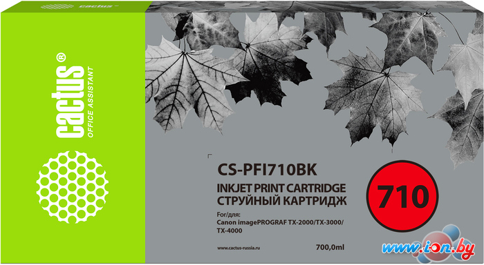 Картридж CACTUS CS-PFI710BK (аналог Canon PFI-710 BK) в Минске