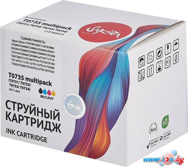 Картридж Sakura Printing SIC13T10554A10 (аналог Epson T0735) в Бресте