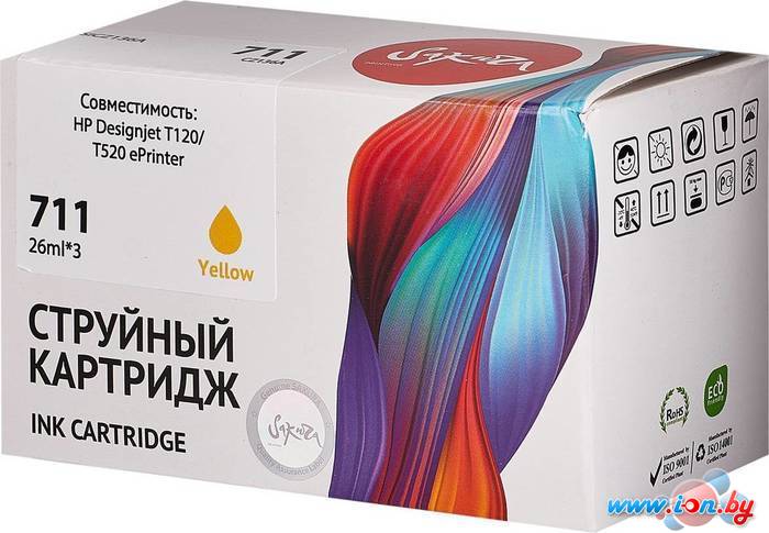 Картридж Sakura Printing SICZ136A (аналог HP 711 Yellow) в Гомеле