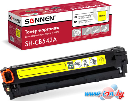 Картридж Sonnen SH-CB542A (аналог HP 125A CB542A) в Могилёве