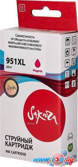 Картридж Sakura Printing SICN047AE (аналог HP 951XL Magenta) в Минске