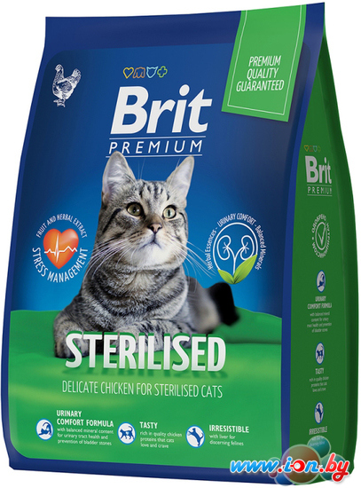 Сухой корм для кошек Brit Premium Cat Sterilized Chicken 2 кг в Могилёве