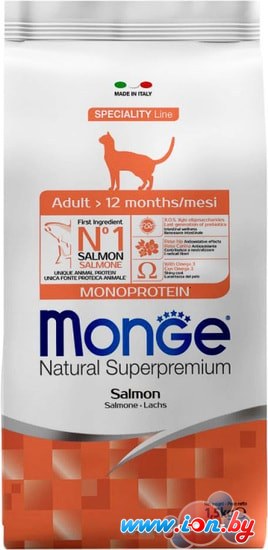 Сухой корм для кошек Monge Adult Monoprotein Salmone 1.5 кг в Могилёве