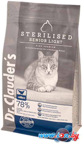 Сухой корм для кошек Dr.Clauder`s High Premium Sterilised Senior Light (10 кг) в Могилёве