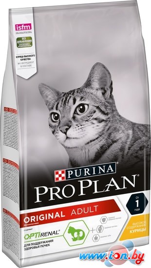 Сухой корм для кошек Pro Plan Original Adult OptiRenal с курицей 1.5 кг в Могилёве