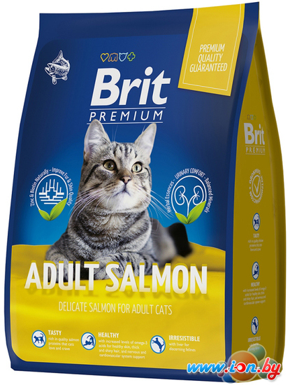 Сухой корм для кошек Brit Premium Cat Adult Salmon 2 кг в Бресте