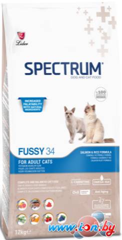 Сухой корм для кошек Spectrum Fussy 34 с рыбой 12 кг в Могилёве