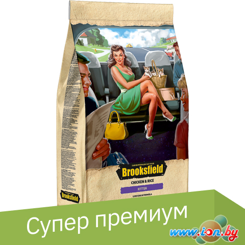 Сухой корм для кошек Brooksfield Low Grain Kitten с курицей и рисом 6 кг в Гомеле