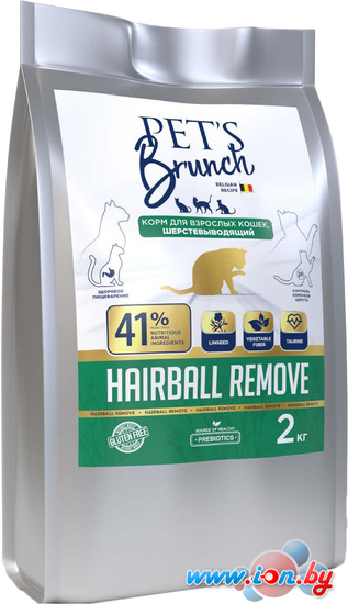 Сухой корм для кошек Pets Brunch Adult Hairball Remove 2 кг в Могилёве