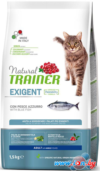 Сухой корм для кошек Trainer Natural Exigent Adult с океанической рыбой 1.5 кг в Бресте