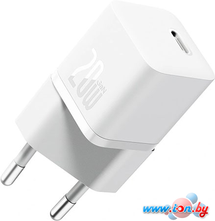 Сетевое зарядное Baseus GaN5 Fast Charger Mini 1C 20W CCGN050102 (белый) в Гродно