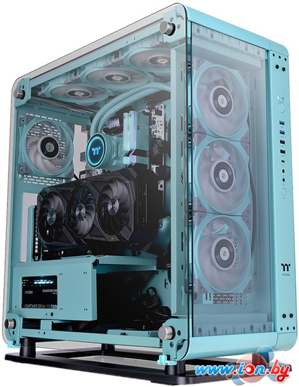 Корпус Thermaltake Core P6 Tempered Glass Turquoise CA-1V2-00MBWN-00 в Гомеле