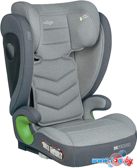 Детское автокресло Indigo Defender I-Size Isofix (светло-серый) в Могилёве