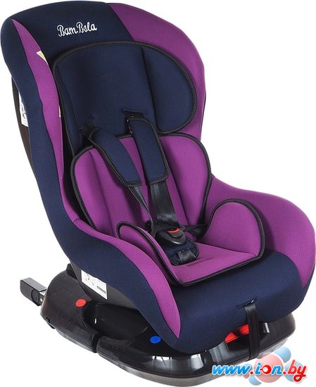 Детское автокресло BamBola Bambino Isofix (фиолетовый/синий) в Минске