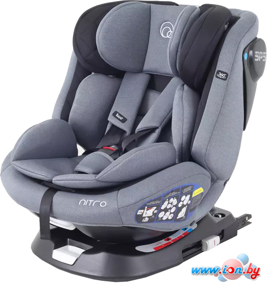 Детское автокресло Rant Nitro Isofix UB619 (серый/черный) в Бресте