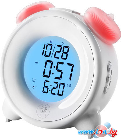 Настольные часы Ritmix CAT-057 (белый) в Могилёве