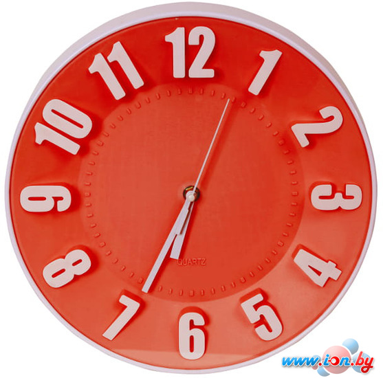 Настенные часы Platinet Today PZTRC (красный) в Могилёве