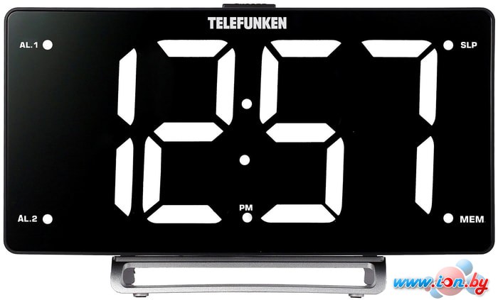 Настольные часы TELEFUNKEN TF-1711U (черный/белый) в Бресте