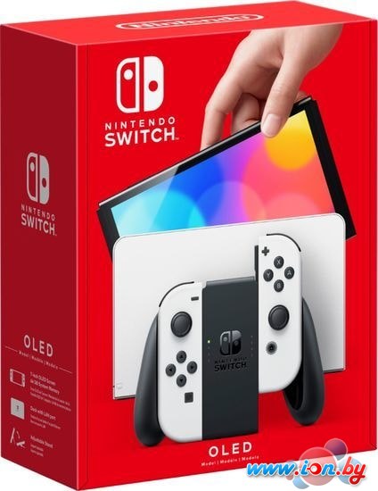 Игровая приставка Nintendo Switch OLED (белый) в Могилёве