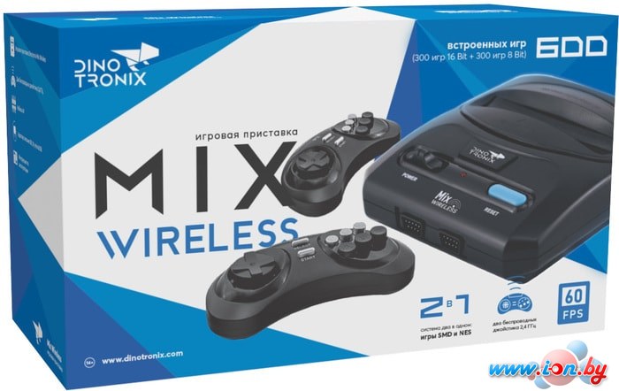 Игровая приставка Dinotronix Mix Wireless ZD-01B (2 геймпада, 600 игр) в Могилёве
