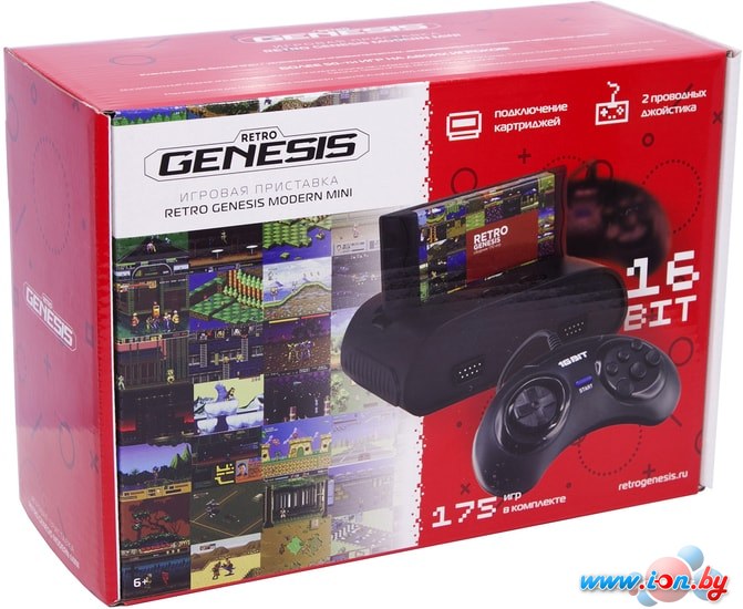 Игровая приставка Retro Genesis Modern mini (2 проводных геймпада, 175 игр) в Могилёве