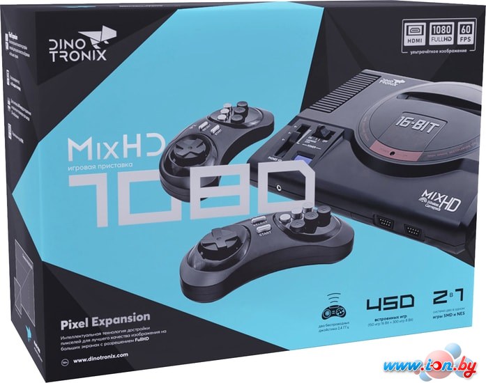 Игровая приставка Dinotronix MixHD ZD-09 (2 геймпада, 450 игр) в Могилёве