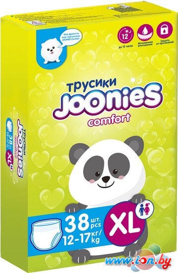 Трусики-подгузники Joonies Comfort XL 12-17 кг (38 шт) в Могилёве