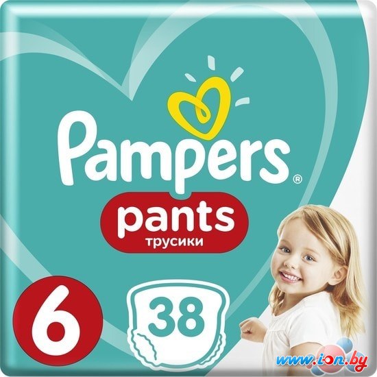 Трусики-подгузники Pampers Pants 6 Extra Large (38 шт) в Могилёве