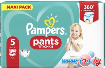 Трусики-подгузники Pampers Pants 5 Junior (42 шт) в Могилёве