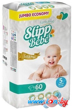 Подгузники Slipp Bebe Junior J-305 (60 шт) в Могилёве