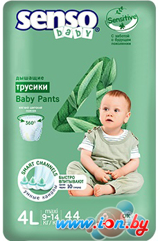 Трусики-подгузники Senso Baby Sensitive Maxi 4L (44 шт) в Гомеле