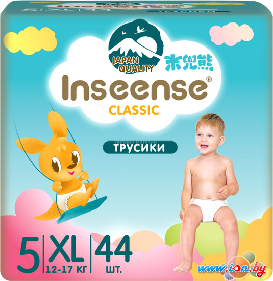 Трусики-подгузники Inseense Classic XL 12-17 кг InsCXL44Blue (44 шт) в Могилёве