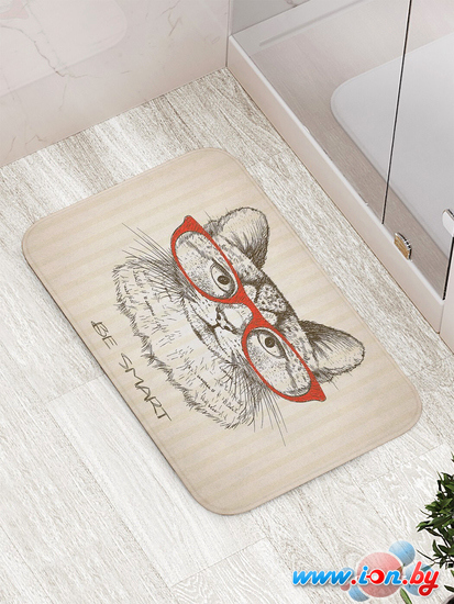 Коврик для ванной JoyArty Будь умным bath_15560 в Могилёве