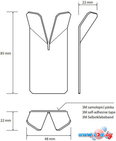 Крючок для ванны Bemeta Niva 101106035 в Бресте