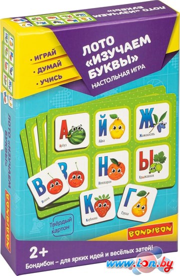 Развивающая игра Bondibon Лото Изучаем буквы ВВ4869 в Могилёве