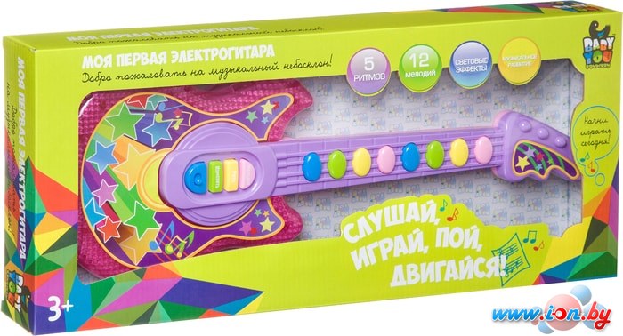 Развивающая игрушка Bondibon Baby You Моя первая электрогитара ВВ4394 в Гродно