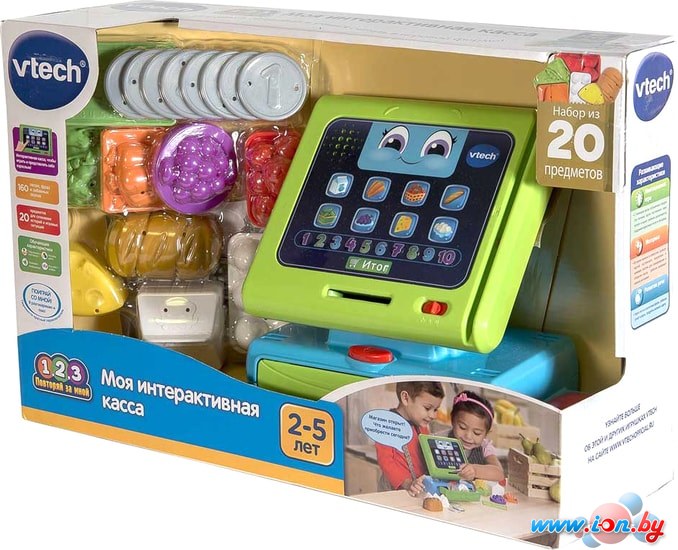 Интерактивная игрушка VTech Моя интерактивная касса 80-81673R в Гродно