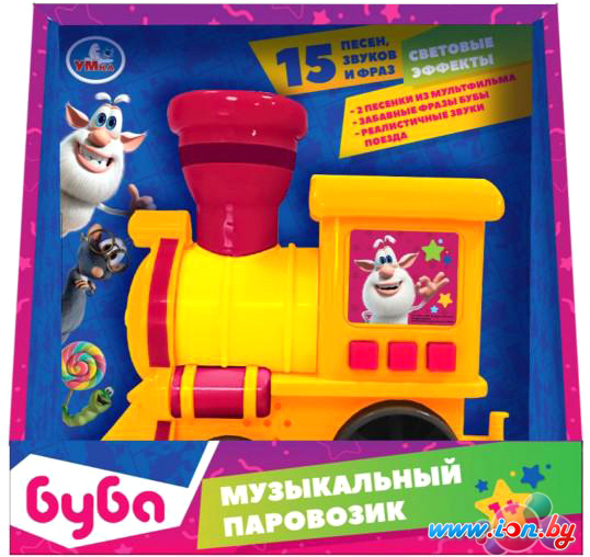 Развивающая игрушка Умка Музыкальный паровозик Буба HWA1219047-R2 в Гродно