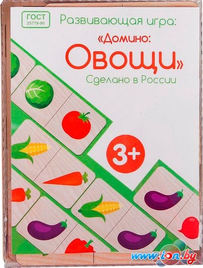 Развивающая игра Paremo Домино Овощи-фрукты PE120-26 в Гродно