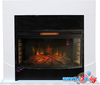 Каминокомплект Smolcom Luton FS33/FS33W/L33 с RealFlame FireSpace 33W S IR (бьянко) в Гомеле