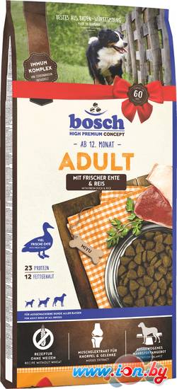 Сухой корм для собак Bosch HPC Adult Duck & Rice 15 кг в Гомеле