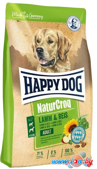 Сухой корм для собак Happy Dog NaturCroq Lamm & Reis 4 кг в Могилёве