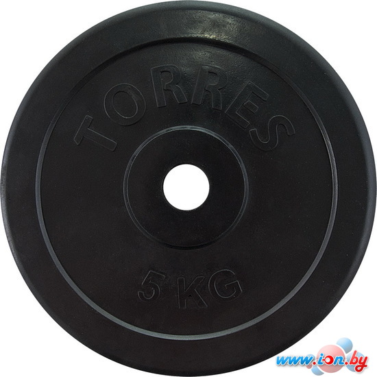 Диск Torres PL50705 25 мм 5 кг (черный) в Могилёве
