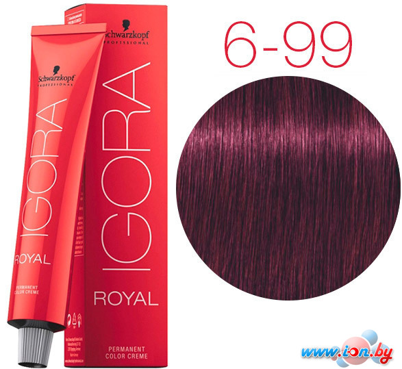 Крем-краска для волос Schwarzkopf Professional Igora Royal Permanent Color Creme 6-99 60 мл в Могилёве